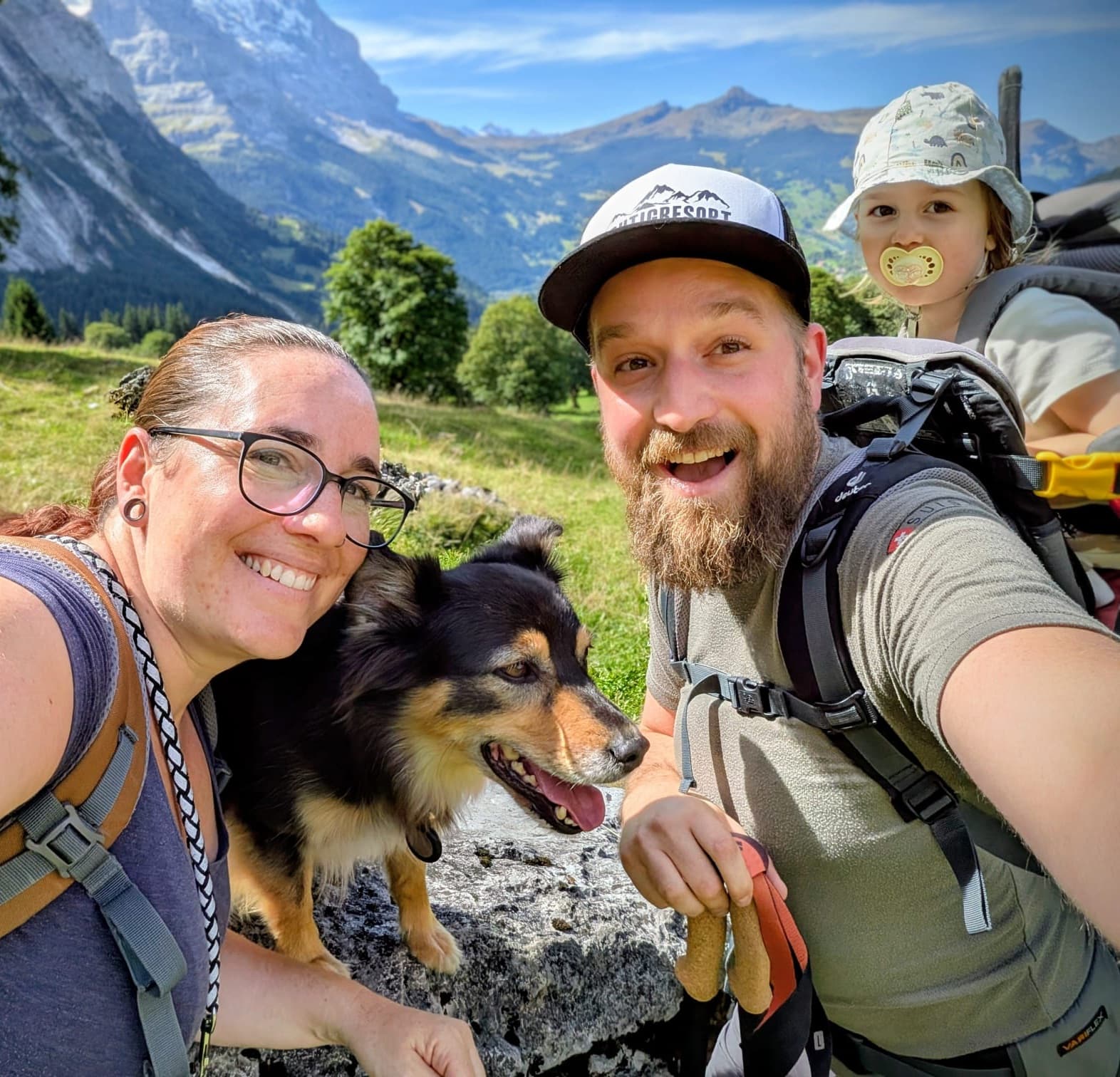 Carina mit Severin und Tochter